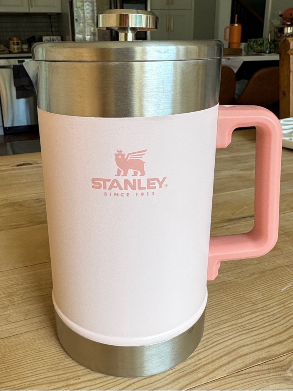 Stanley Pink Stainless Steel Insulated Coffee Press